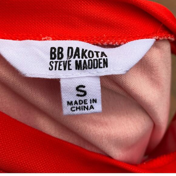 BB Dakota Steve Madden Deep Skies Dress Bodycon Sleeveless Ombre Hibiscus Small - Picture 12 of 14